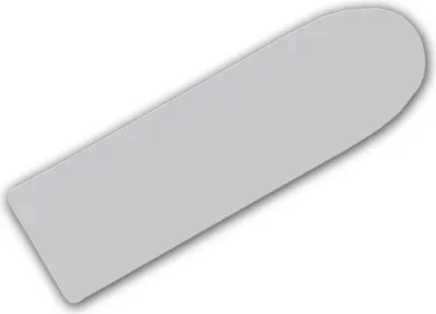 Produktbild von BÜGELBRETTBEZUG 150x51cm SILBER Dampfdurchlässig Bügeltischbezug Bügelbrett 56