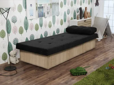 Obrázok produktu pre Detská váľanda 80x190 SENOMA 1 - dub sonoma / čierna