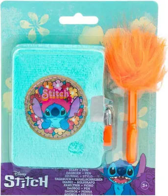 Immagine prodotto di Diario di peluche Stitch con penna morbida