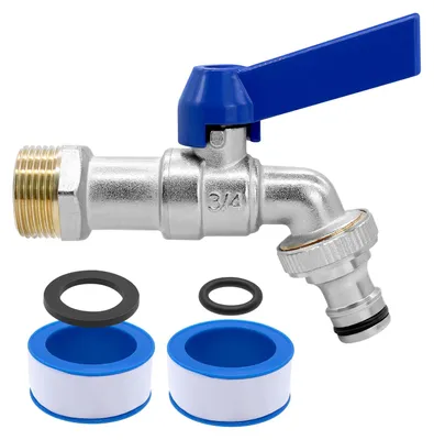 Garten-Wasserhahn 3/4 Zoll, Messing, frostsicher bis -20 °C
