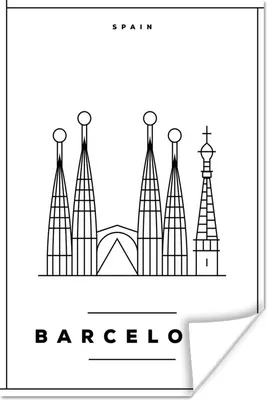 Produktbild von MuchoWow® Poster Barcelona - Spanien - Sagrada 20x30 cm - Papierdruck