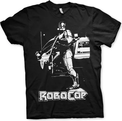 Immagine prodotto di Maglietta Robocop Poster - Grande - Nero