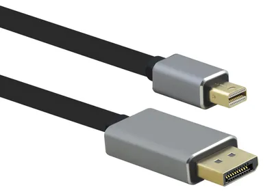 Productafbeelding van Helos aansluitkabel, Mini DisplayPort mannelijk / DisplayPort mannelijk, PREMIUM 8K, 2,0 meter, zwart