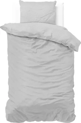 Immagine prodotto di Biancheria da letto Sleeptime Satin Point, con 1 federa 60cm x 70cm, Grigio Censation