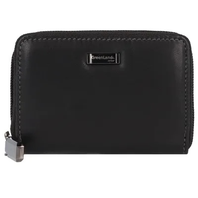 Produktbild von Greenland Nature Black Nappa Kreditkartenetui RFID Leder 11 cm
