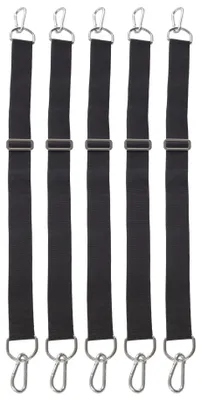 Imagen del producto de Arnés con 5 correas ajustables y mosquetones, de 1 metro