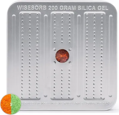 Productafbeelding van Vochtabsorbeerder met Silicagel 200 g – Herbruikbare Ontvochtiger voor Kluisjes, Kasten, Opslag en Vochtgevoelige Apparatuur
