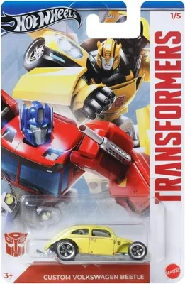 Produktbild von Hot Wheels Transformers HRV58, Fahrzeug, 3 Jahr(e), Metall, Kunststoff, Gelb