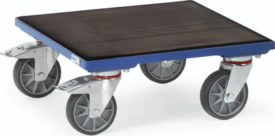 Produktbild von Fetra Kistenroller - Riefengummi 400 kg Ladefläche L x B 500 x 500 mm