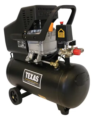 Produktbild von TEXAS Druckluft Kompressor TPK2400 24L 8 bar 2 Anschlüsse/Manometer ölgeschmiert