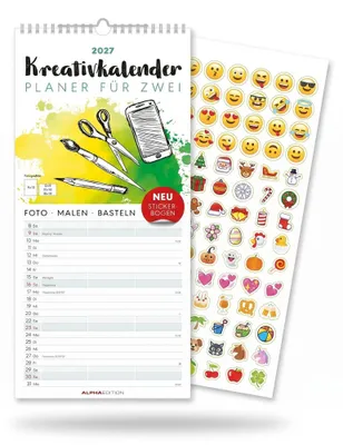 Produktbild von Kreativkalender Planer für 2 2027