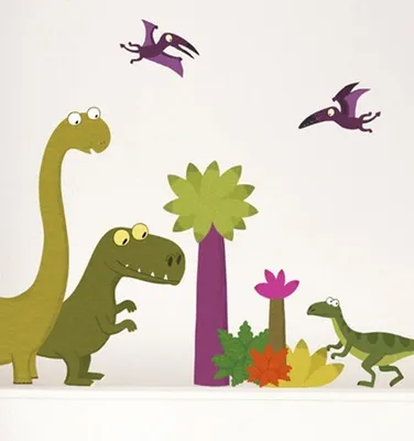 Produktbild von Wandtattoo Dinosaurier - 50.5 x 70.5 cm