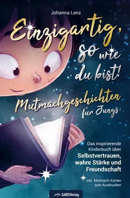 Obrázek produktu pro Mutmach-Geschichten für Jungen: 10 kindgerechte Erzählungen im Schwarz-Weiss-Druck