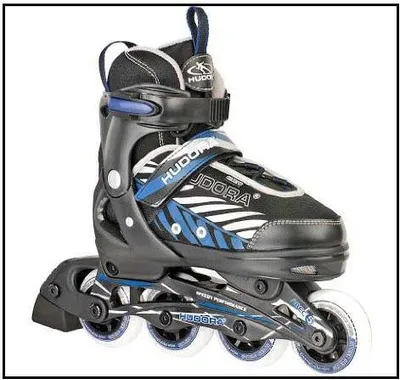 Image de HUDORA Skeelers Leon pour enfants, taille 29-32