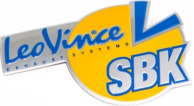 Produktbild von LeoVince Plakette / Emblem kompatibel mit SBK, hitzebeständig