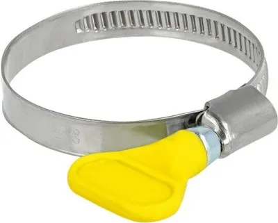 Immagine prodotto di DELOCK Schlauchschelle, Flügelmutter 32-50mm 5 Stk. gelb