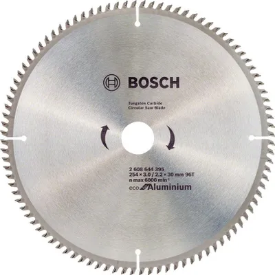 Produktbild von Bosch 2 608 644 395, Aluminium, Metall, 25,4 cm, 3 cm, 2,2 mm, 6000 RPM, 3 mm