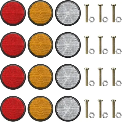Productafbeelding van Reflector Aanhanger - Kattenoog - 60 mm - 12 stuks