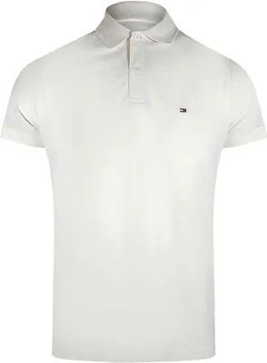 Produktbild von Tommy Hilfiger - "Weathered" Poloshirt für Herren SY2577 (XL) (Weiß)