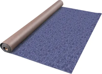 Obrázek produktu pro SucceBuy vnitřní a venkovní koberec, 1,8 x 11 m, voděodolný, protiskluzový, na terasu, verandu, terasu, do garáže, kuchyně (modrý)