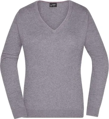 Produktbild von Klassischer Baumwoll-Pullover grey-heather, Gr. S