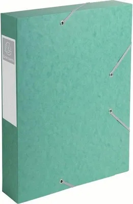 Immagine prodotto di Scatola per archiviazione Exacompta Cartobox DIN A4 verde, dorso da 60 mm, cartoncino manila