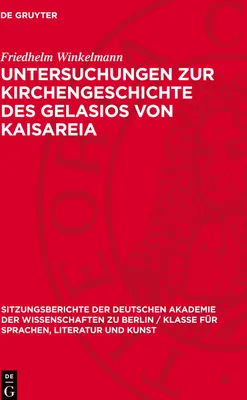 Produktbild von Untersuchungen zur Kirchengeschichte des Gelasios von Kaisareia