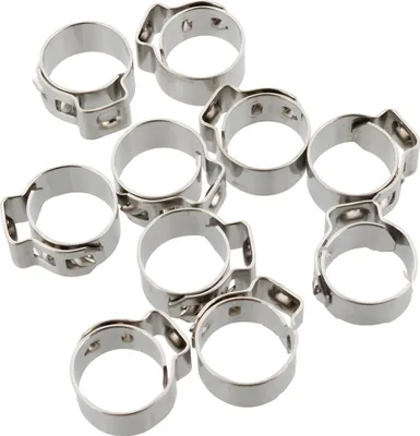 Immagine prodotto di Fascette forate JMP 11.0 larghezza banda 7mm acciaio inox 10 pezzi