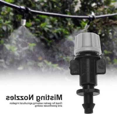 Immagine prodotto di Set da 50 pezzi per nebulizzazione Micro-Flow per sistema di ugelli da giardino - Set di alimentazione dell'acqua - Sistema di irrigazione da giardino