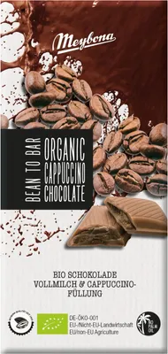 Produktbild von Meybona  Schokolade VOLLMILCH & CAPPUCCINO, 100g