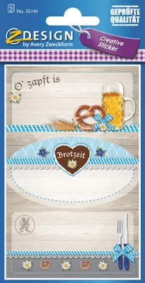 Produktbild von Zweckform 55141 Schmucketikett Brotzeit