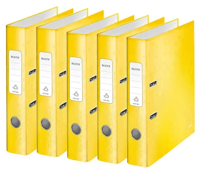 Productafbeelding van Leitz kwaliteitspresentatiemap, 180°, 5 stuks, A4, smal, rugbreedte 5,2 cm, gelamineerd