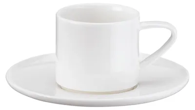 Zdjęcie produktu dla ASA Espressotasse mit Unterteller, stapelbar ATABLE 0,06 l.