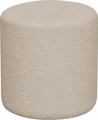 Obrázek produktu pro Rootz Ejby – taburet – podnožka – pohodlná bouclé tkanina – 34 cm x 34 cm x 36 cm