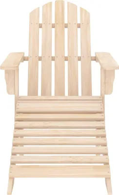 Produktbild von vidaXL Adirondack-Gartenstuhl mit Fußteil Massivholz Tanne