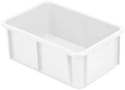 Productafbeelding van Stapelbare Emmer - Opbergbak - Huishoudelijk Gebruik - Ruimtebesparend Ontwerp - 12 Liter - Wit