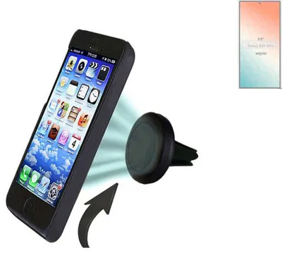 Produktbild von K-S-Trade Kompatibel mit Samsung Galaxy S24 Ultra Auto Handy Halterung KFZ Halter Lüftungsgitterhalterung Air Vent mount Smartphone Halter