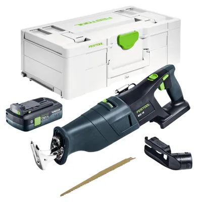 Obrázek produktu pro Festool RSC 18 EB-Basic akumulátorová pilka 18 V Brushless + 1x akumulátor 4,0 Ah + Systainer – bez nabíječky