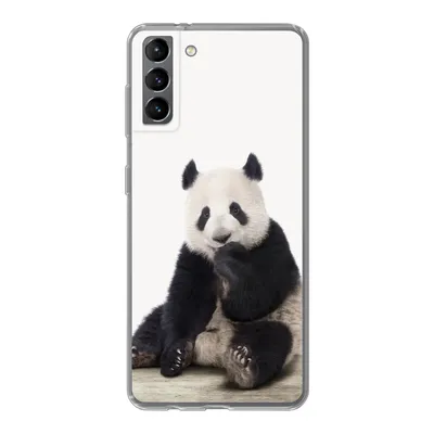 Produktbild von MuchoWow® Handyhülle Schutzhülle Hülle für Samsung Galaxy S21 Plus Panda - Tiere - Jungen - Mädchen - Pandabär Silikon Softcase Handy Hülle - Handy-Tasche