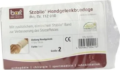 Produktbild von BORT Stabilo Handgelenkbandage Gr.2 haut