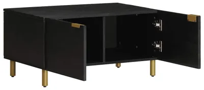 Produktbild von vidaXL Couchtisch Schwarz 80x50x40 cm Holzwerkstoff