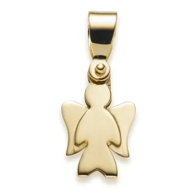 Produktbild von Anhänger Engel Engelchen 18x7,5mm aus 14 Kt. 585 Gold Gelbgold