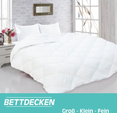 Produktbild von Style Heim Bettdecke 220 x 240 cm Steppbett 4 Jahreszeiten Decke Schlafdecke ca. 2692 gr. Mikrofaser