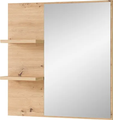 Produktbild von Garderobenspiegel >Bari< in Artisan Eiche Nachbildung, Spannplatte - 78x80x17cm (BxHxT)