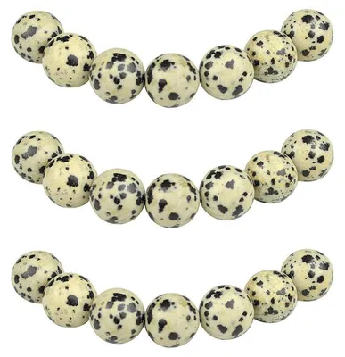 Produktbild von Perlen zum Auffädeln 4mm Leopardenfell Stein 85 Stück