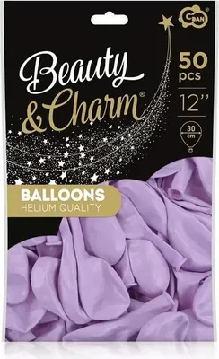 Produktbild von Beauty&Charm Latexballons Makaronowy Lavendel 30cm 50 Stück (Party - Ballons)