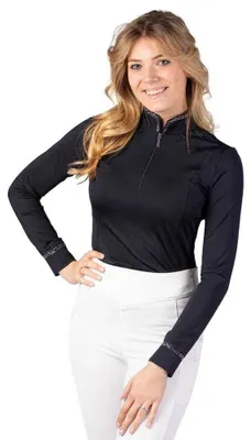 Produktbild von Harry´s Horse Calgary Damen Langarm-t-shirt Schwarz XL Frau Schwarz XL