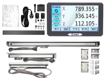 Obrázek produktu pro Digitální displej, dotyková obrazovka, vysoká přesnost, DRO-KA300-KA300-KA50