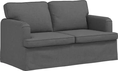 Produktbild von vidaXL Sofa Dunkelgrau 144 x 80 x 85 cm Stoff
