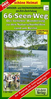 Produktbild von 66-Seen-Weg um Berlin 1 : 50 000